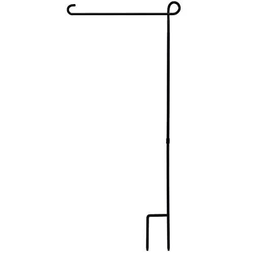 Garden Flag Holder Stand, Thickened Pole Sturdy and Straight Premium Yard
