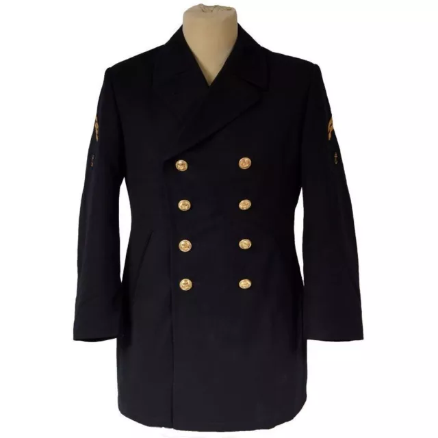 Bundeswehr Marine Colani Original gebraucht Gabardine Jacke Halbmantel Mantel