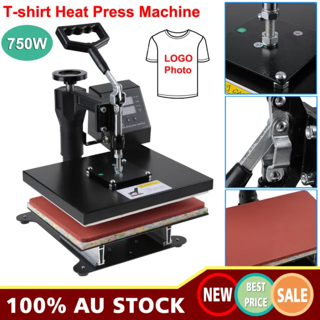 12' Digital Heat Press Machine T-Shirt Uniform Transfer Sublimation Printer DIY