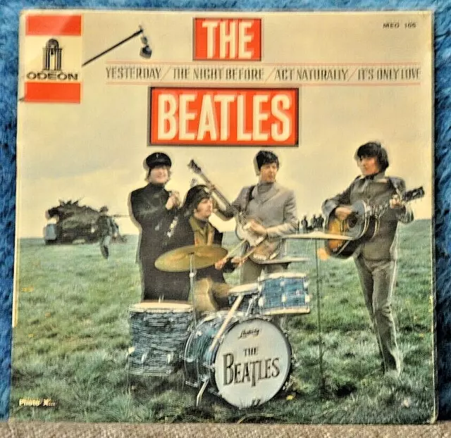 The Beatles Ep 45 Tours Odeon Meo 105 Yesterday /The Night Before /Act Naturally