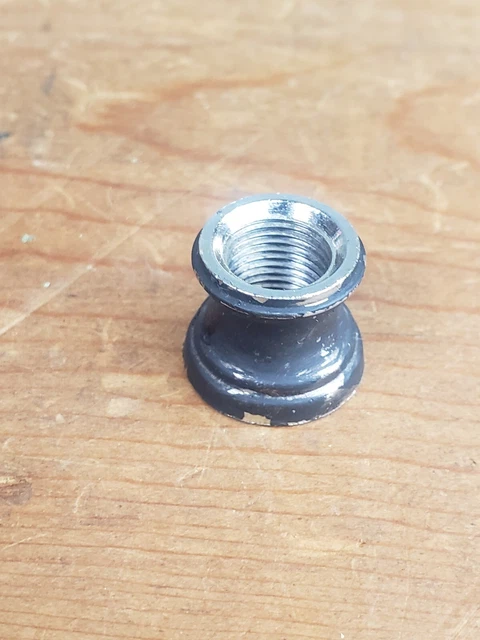 Antique Cast Iron Bridge Arm Floor Lamp Part THREADED SPACER NUT Deco Eastlake