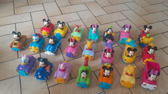 GROS LOT DE 22 Voitures Tut Tut Bolides Disney Mickey Minnie Winnie Daisy  Donald EUR 99,99 - PicClick FR