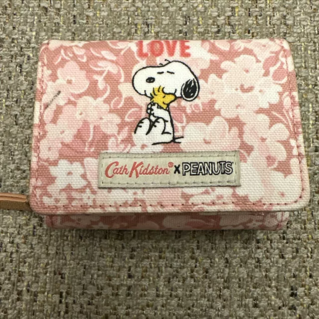 Cath Kidston X Peanuts Snoooy Purse Pink