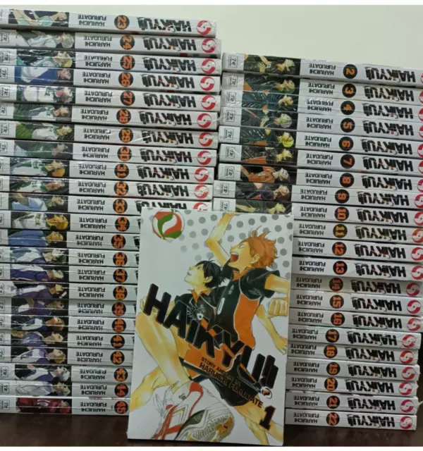 Haikyu!!/Haikyuu Manga Complete Set English Comic Volume 1-45(END) Fast Shipping