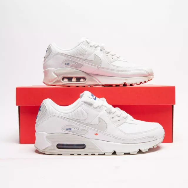 NIKE Air Max 90 Men's White/Grey SIZE 7 Trainers