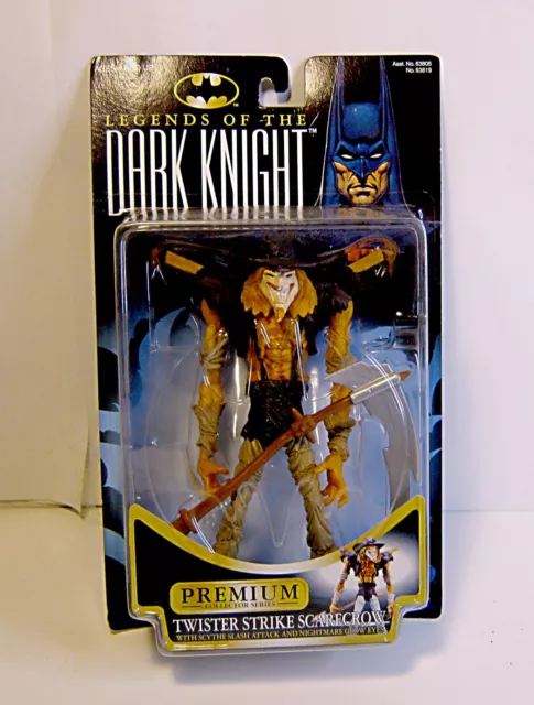 Vintage 1997 Batman Legend Dark Knight TWISTER STRIKE SCARECROW Action Figure
