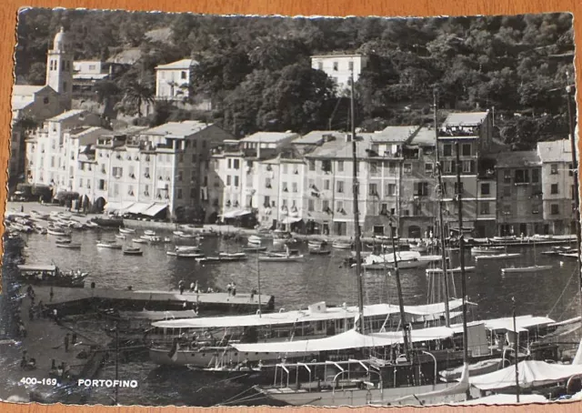 Cartolina Postcard Vintage Paesaggistica Italy Portofino Genova