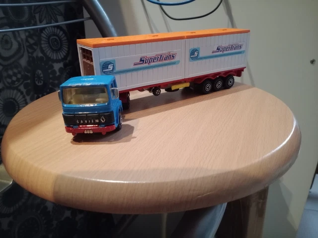 SOLIDO 1/50 - Saviem SM300 Semi Remorque Strex Stex Transport Exceptionnel Phare EUR 149,00 - FR