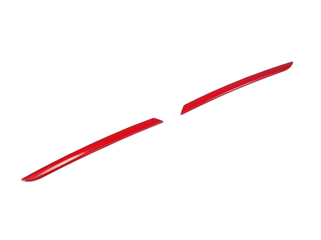 Bande Calandre Rouge Chrome 2 Pièces Pour Clio IV 2012+ - Inox Qualité Premium