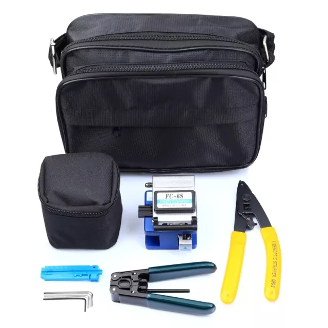 Fiber Optical Fiber Cold Connection Splicing FTTH Tools Set Fiber Cleaver