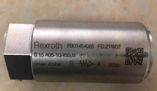 2pcs New Rexroth R901454065 S15 A05-1X/450J3 pilot check valve S15A05-1X/450J3