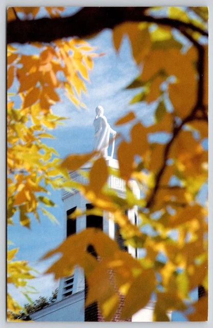 Washington Lee University Lexington Virginia Old George Statue Hall VNG Postcard