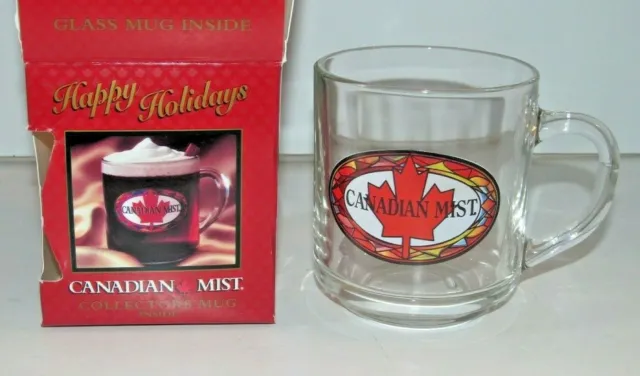 Canadian Mist 1996 Happy Holidays Collector's 10 Oz. Coffee Cup Mug - NIB