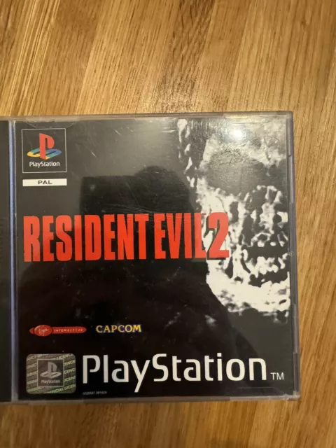 Resident Evil 2 Black Label Complet Boîte Notice Sony Ps1 Pal Fra Cib Ovp Re Ii