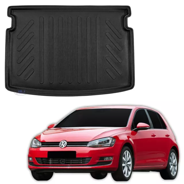 SCOUTT Boot tray liner car mat Heavy Duty for VW GOLF mk7 3 / 5 HTB 2012-2019