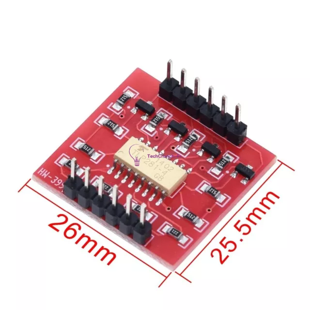 TLP281 4 Channel Optical Coupler Isolation Module High/Low Level Expansion Board