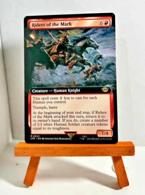 Mtg Riders Of The Mark 832 Exc - - Ltr X En - Magic Full Art Borderless