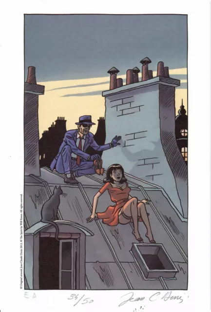 Ex-Libris Hommage Au Spirit Numerote Et Signe Par Jean Claude Denis Neuf