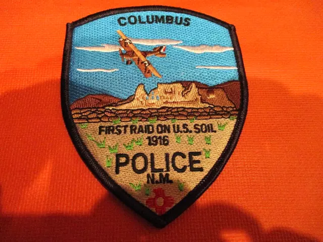 Collectible New Mexico Police Patch,Columbus,New