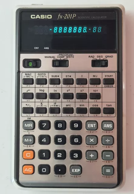 Casio Fx-201P, Vintage Programmable Calculator