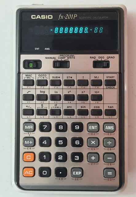 Casio Fx-201P, Vintage Programmable Calculator