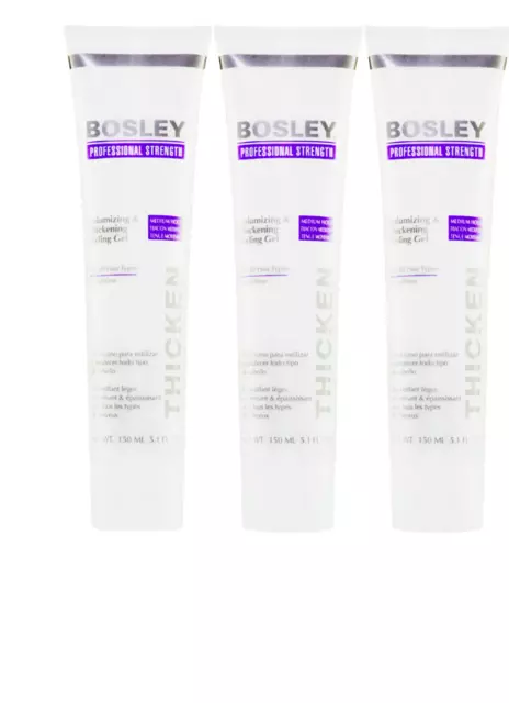 Juego de 3 gel de estilo de fuerza profesional Bosley 5,1 oz