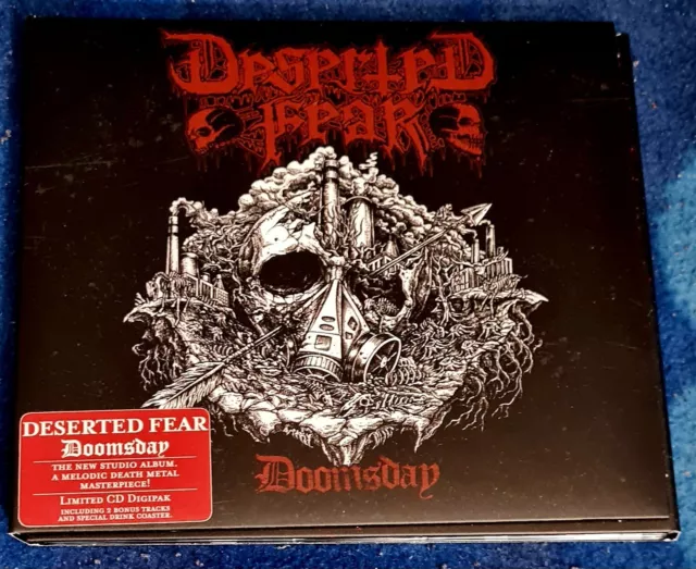 DESERTED FEAR - DOOMSDAY * CD LIMITED * ALBUM 2022 * WIE NEU * inc. BIERDECKEL