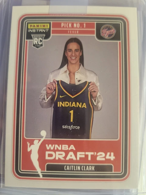 CAITLIN CLARK 2024 Panini Instant WNBA Rookie DRAFT NIGHT SP Indiana