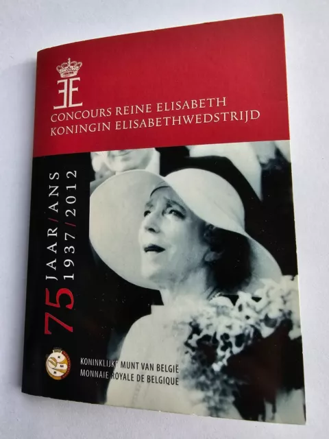 Coincard 2 euro Belgique 2012 : Concours Reine Elisabeth, Belgien, Belgium