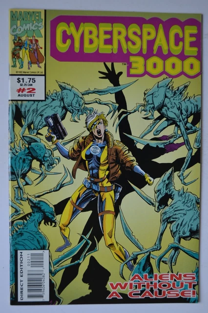 Cyberspace 3000 Vol.1 # 2 August 1993 VF Marvel Comics