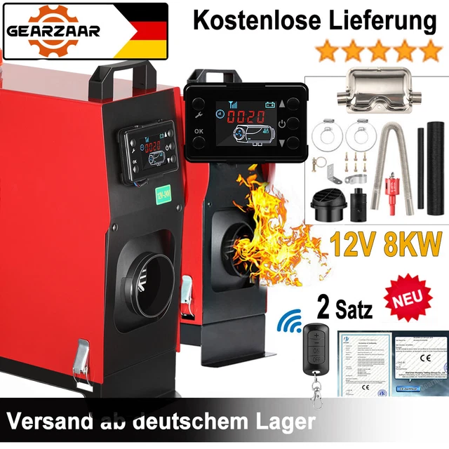 Riscaldamento autonomo diesel 12V/24V scaldaaria 8KW Air Diesel riscaldamento + silenziatore