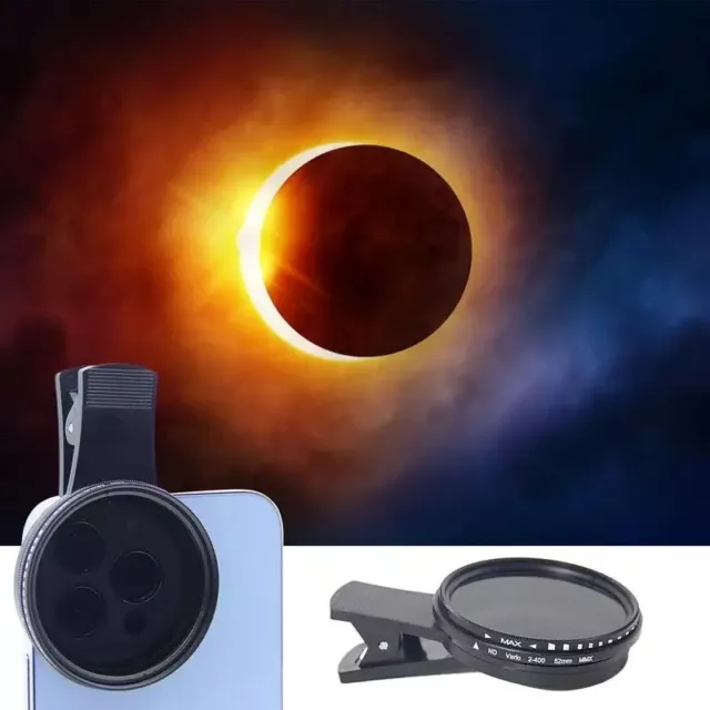 Solar eclipse camera filter for Smart Phone Lens