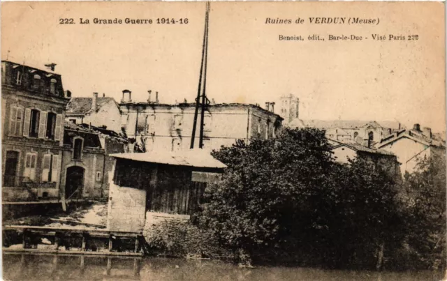 CPA AK Militaire - Ruines de Verdun (697412)