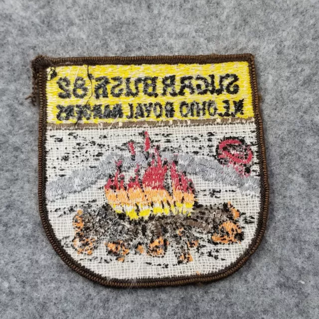 Northeast NE Ohio Royal Rangers Embroidered Patch Wood Campfire 2