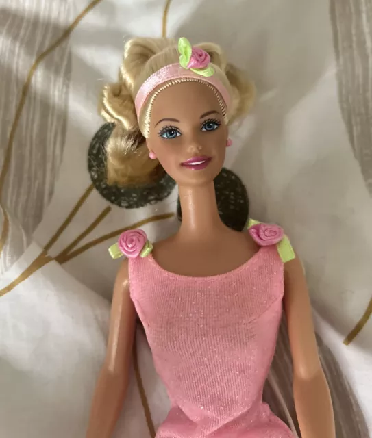 Barbie Puppe 1998 rosa Haarschnur