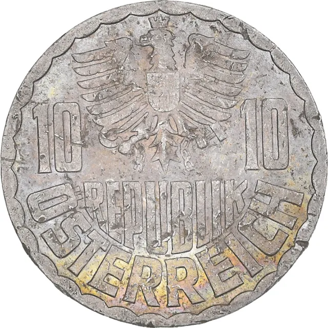 [#1030649] Coin, Austria, 10 Groschen, 1979, Vienna, VF, Aluminum, KM:287