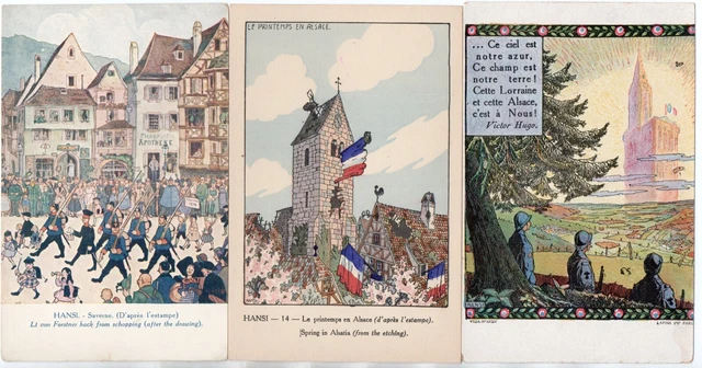 Hansi Illustrateur Liberation De L'alsace
