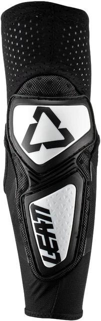 Leatt Contour Kinder Motocross Ellenbogenprotektoren (Black/White,One Size)