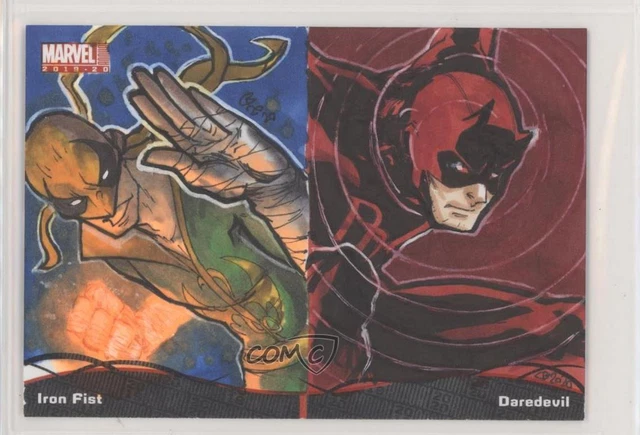 2019-20 Marvel Annual Battle Booklets Sketch Cards 1/1 Chris Botterill Auto 07yb