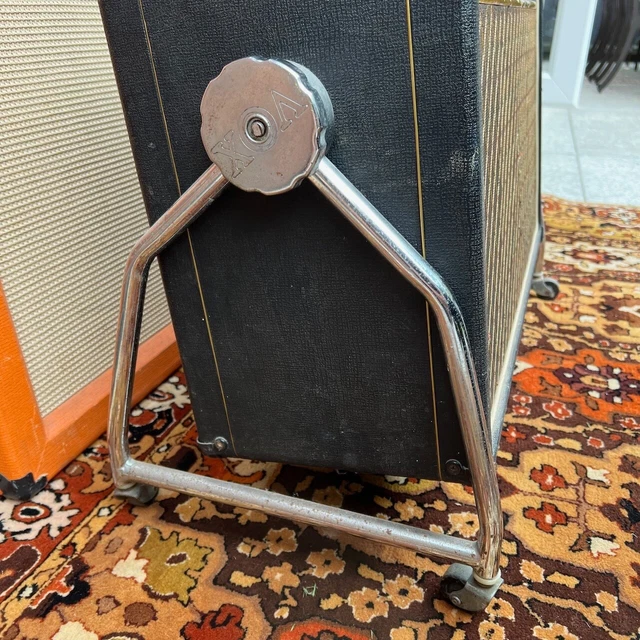 Vintage 1964 Vox AC30 Höhen 2×12 Gitarrenventil Verstärker Combo mit Pedal & Ständer 2