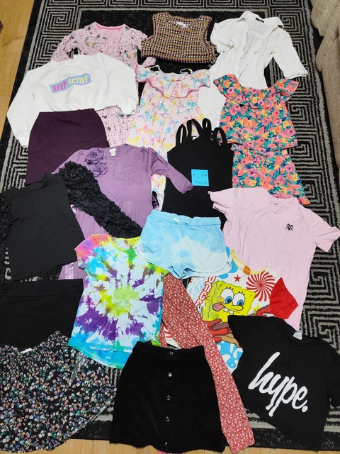 #C89 Enorme pacchetto di vestiti per ragazze 9-10 anni NEXT GEORGE MONSOON ZARA JANE NORM