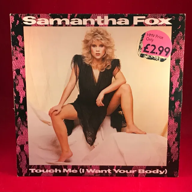 SAM FOX Touch Me 1986 UK 12" vinyl single I want to feel your body Samantha