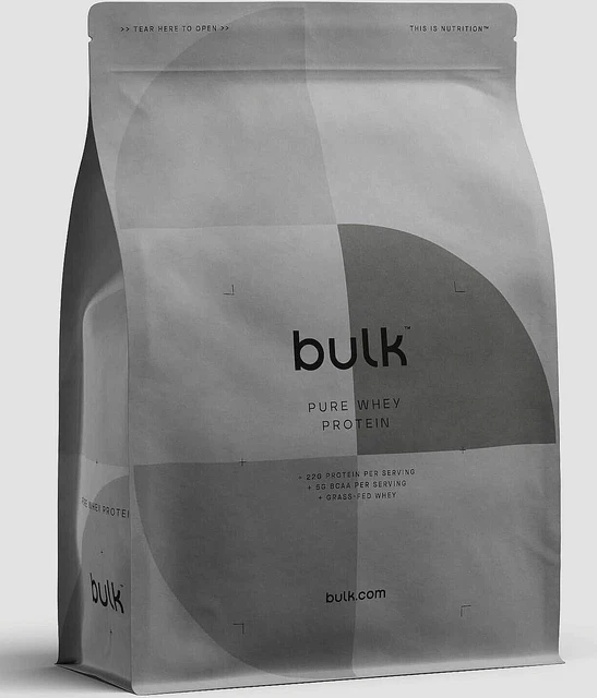 BULK PURE WHEY Protein Powder Shake, Vanilla, 1 kg, Packaging May Vary
