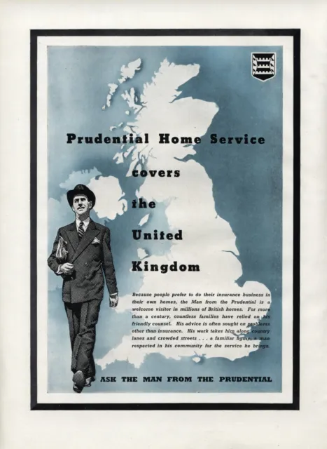 Original 1952 advert for PRUDENTIAL ASSURANCE