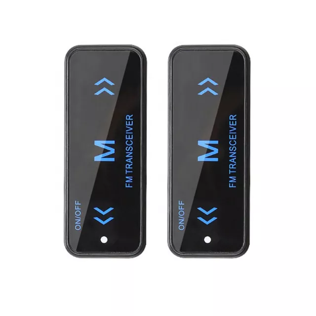 NUEVO 1 Par Mini Walkie Talkie 3W 400-470MHz Auriculares Transceptores 2