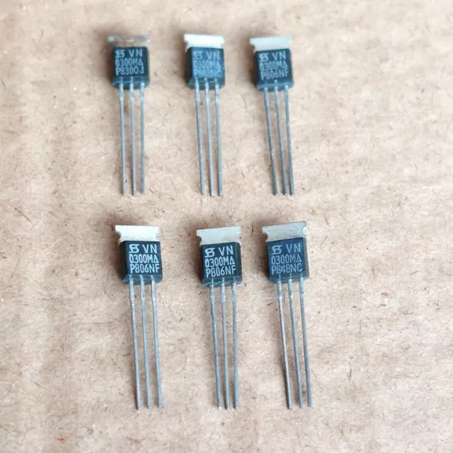 6 x Siliconix VN0300M Transistors - N-Channel Enhancement Mode MOS