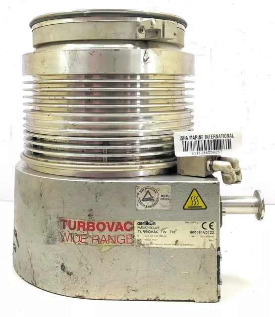 Oerlikon Turbovac TW 701 Leybold Aspiration 8257