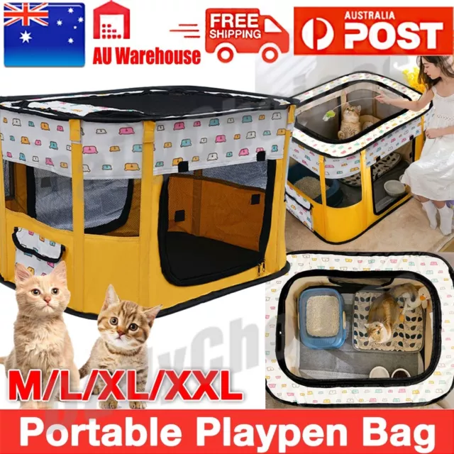 Playpen Bags Puppy Bed Crate Cage Kennel Portable Dog Cat Play Pen Pet Tent