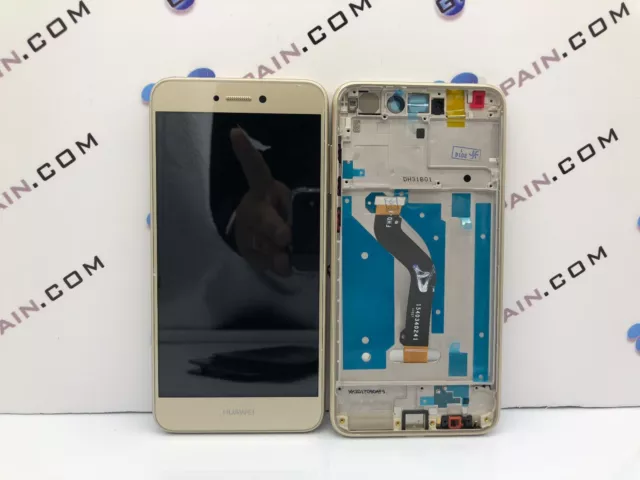 Pantalla Lcd+Tactil Con Marco Para Huawei P8 Lite 2017 Dorada Envio 24 Horas