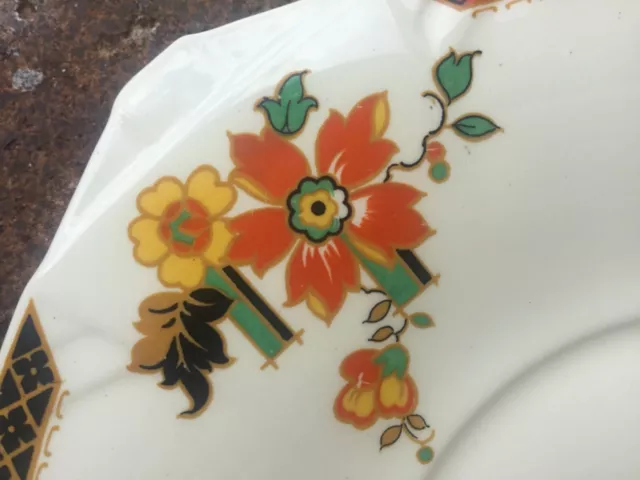 Alfred Meakin Princess Shape Serving Dish Platter Marigold 22 x 22cm